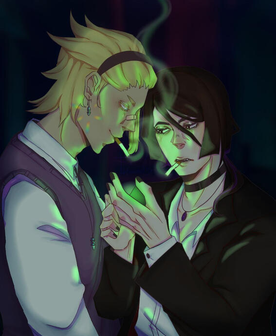 "Smokin' intimacy"
